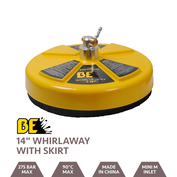 BE 14'' Whirlaway with Quick Release Inlet